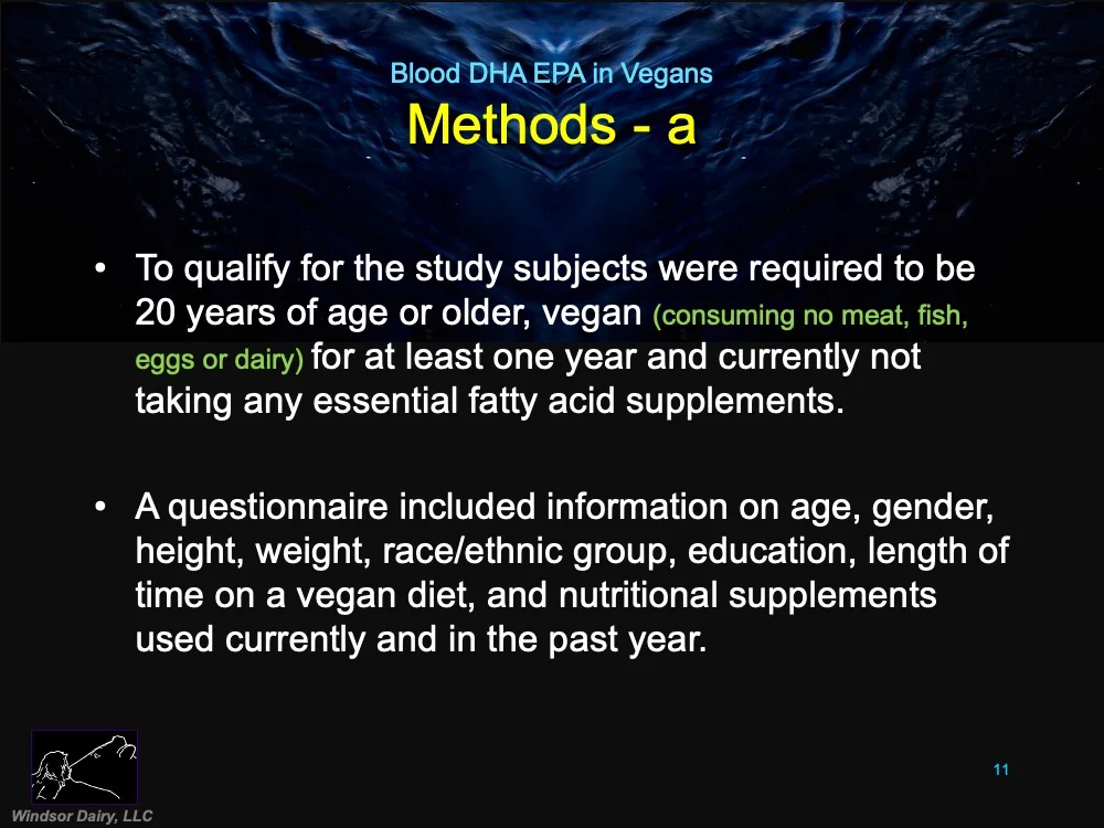 If you eat no animal products, you need to supplement EPA and DHA.