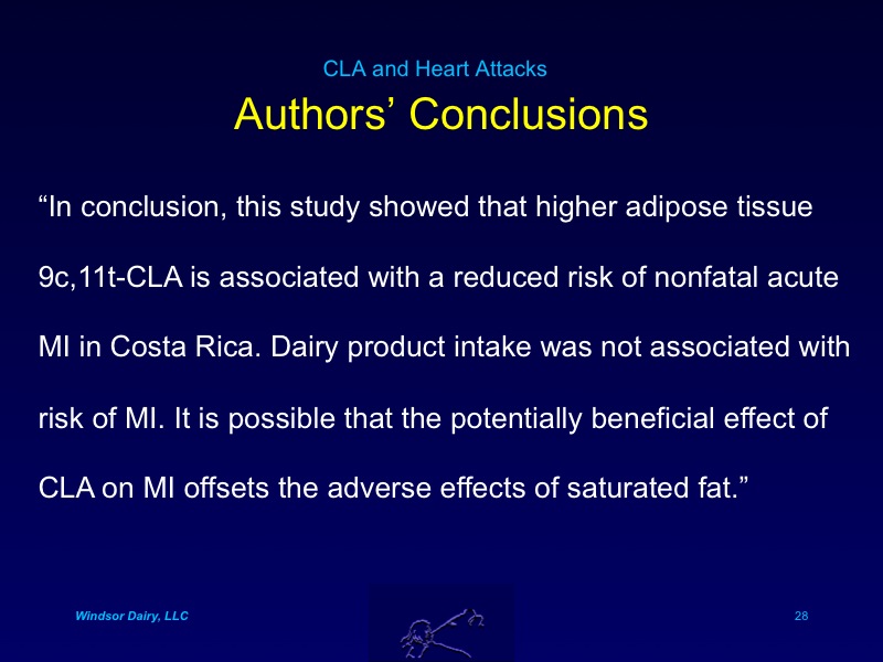 Fat CLA Prevents heart attacks