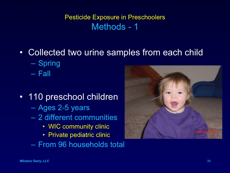 Children and Pesticides