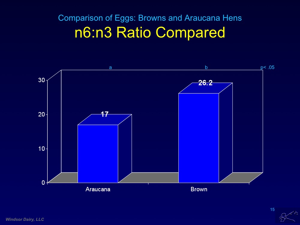 Aracauna Farm Eggs Compared to Confinement Eggs