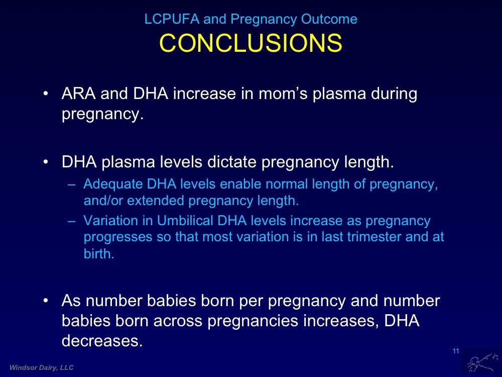 Long Chain PUFAs and Pregnancy Outcome