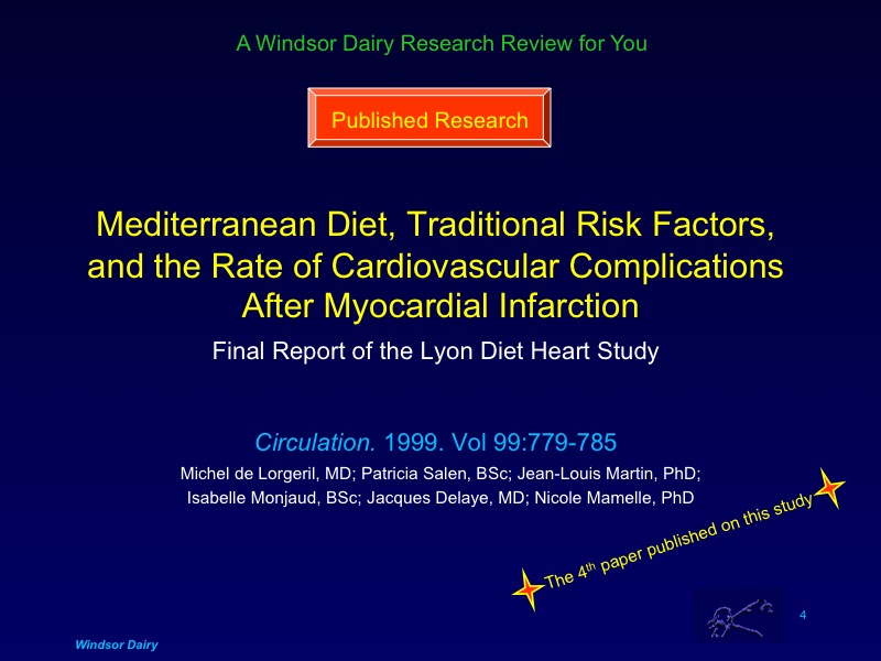The Monumental Heart Health Intervention Study that changed almost everything we thought we knew about heart attacks and diet.