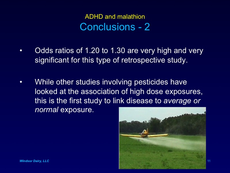 Pesticides and ADHD